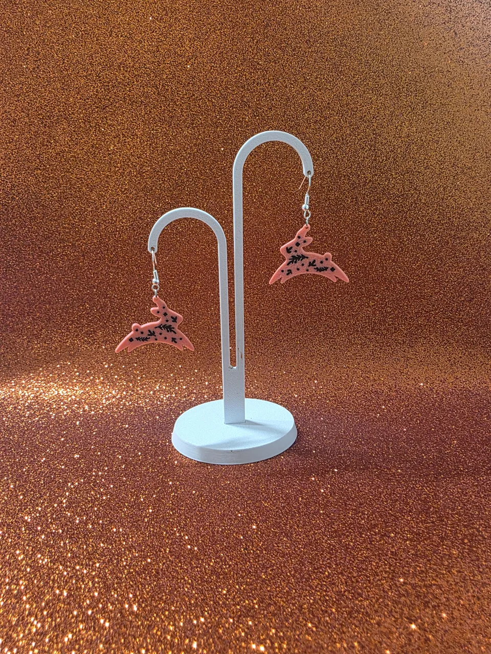Stardust bunny earrings view 3