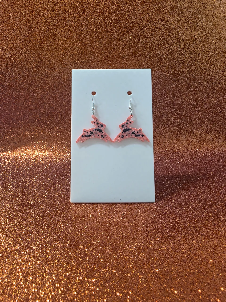 Stardust bunny earrings view 2