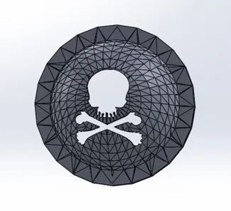 Golf Ball Skeleton Marker