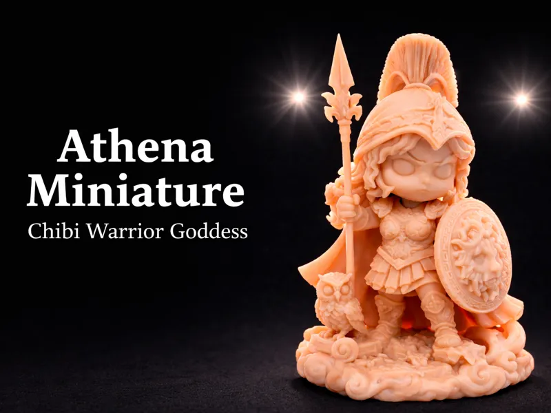 Athena the warrior Miniature