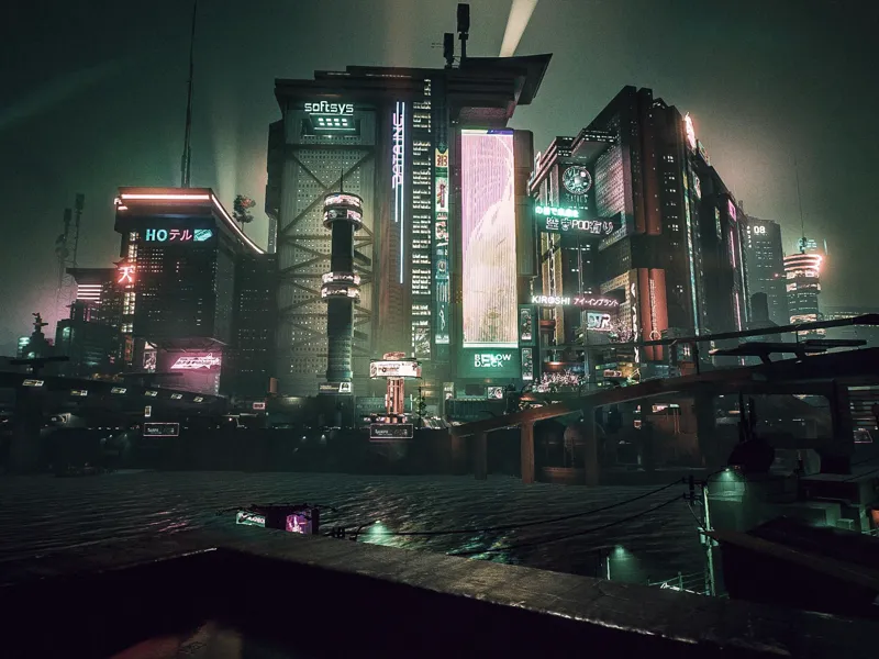 Cyberpunk Night City Hueforge