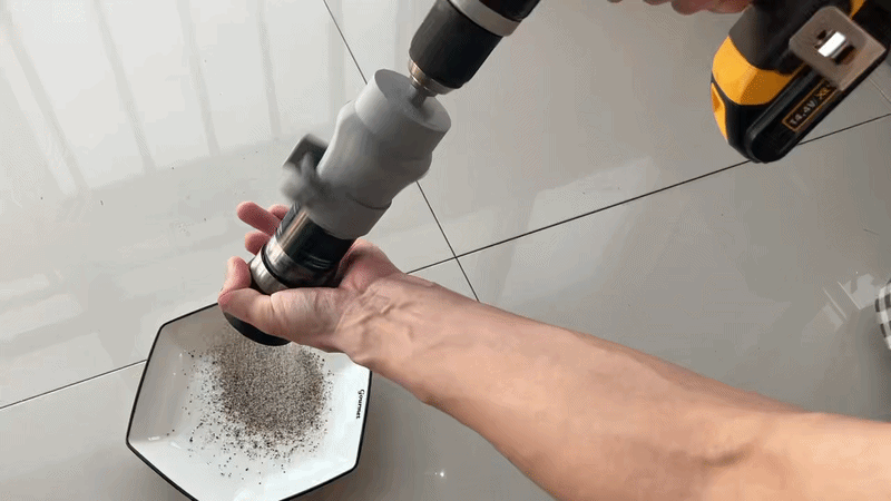 手动研磨器电动转接筒