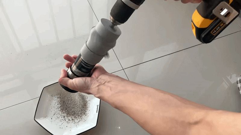 手动研磨器电动转接筒