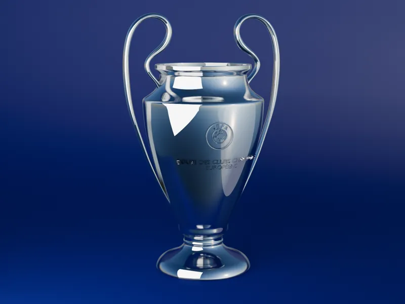 UEFA Champions League Trophy Realistic Replica
