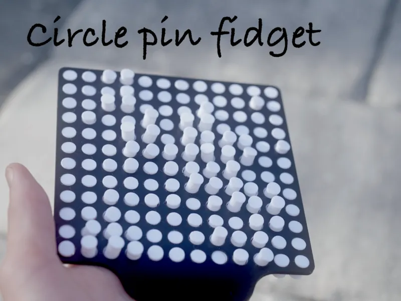 Circle pin fidget
