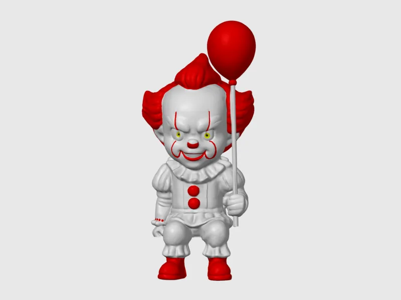Adorable Chibi Pennywise Monitor & Halloween