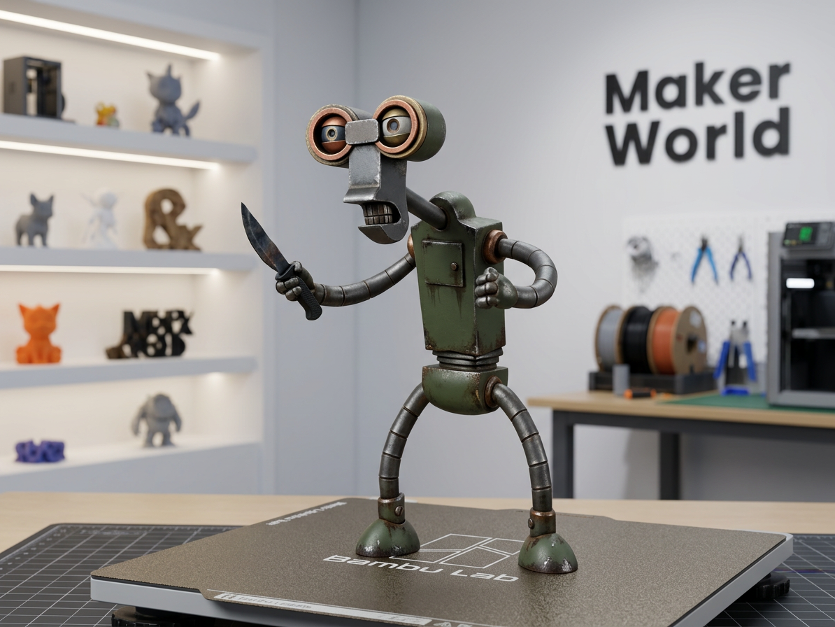 Roberto: The Psychotic Stab-Bot - High-Art Toy
