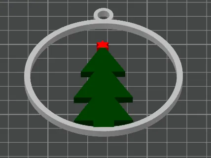 Christmas Tree Hanging Ornament