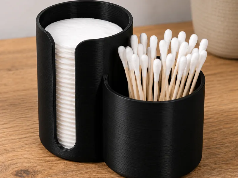 Cotton Pads Swabs Holder Organizer