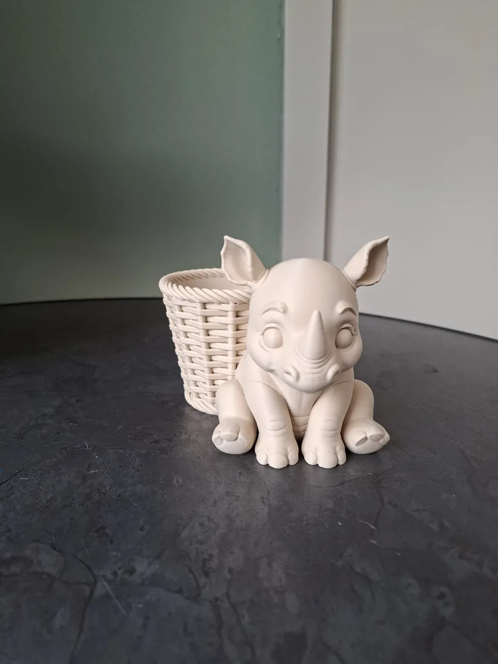Adorable Baby Rhino Planter - Free 3D Print Model - MakerWorld