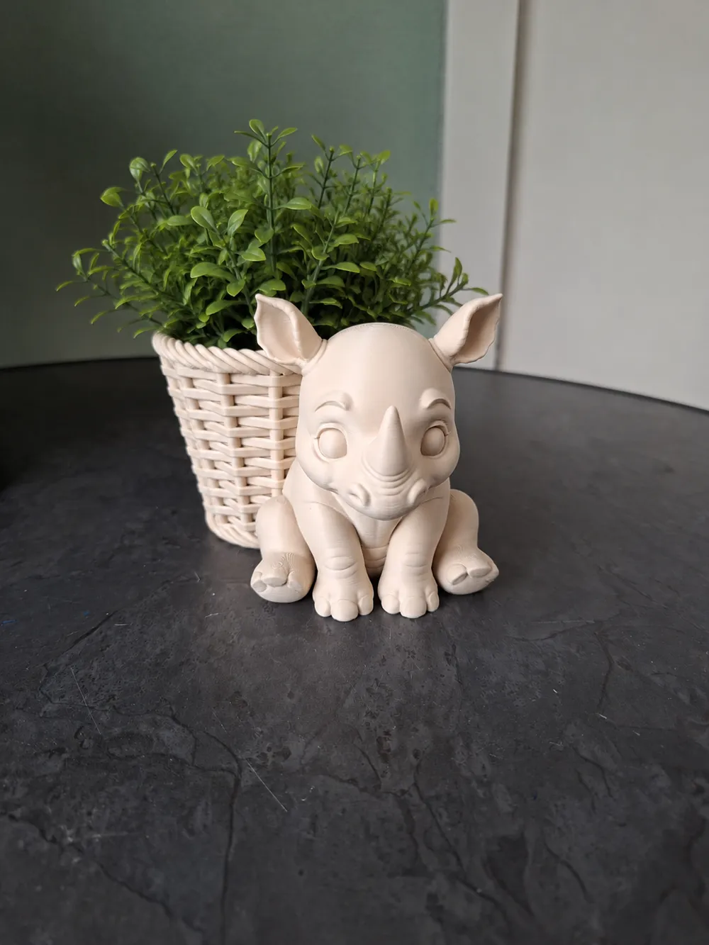 Adorable Baby Rhino Planter - Free 3D Print Model - MakerWorld