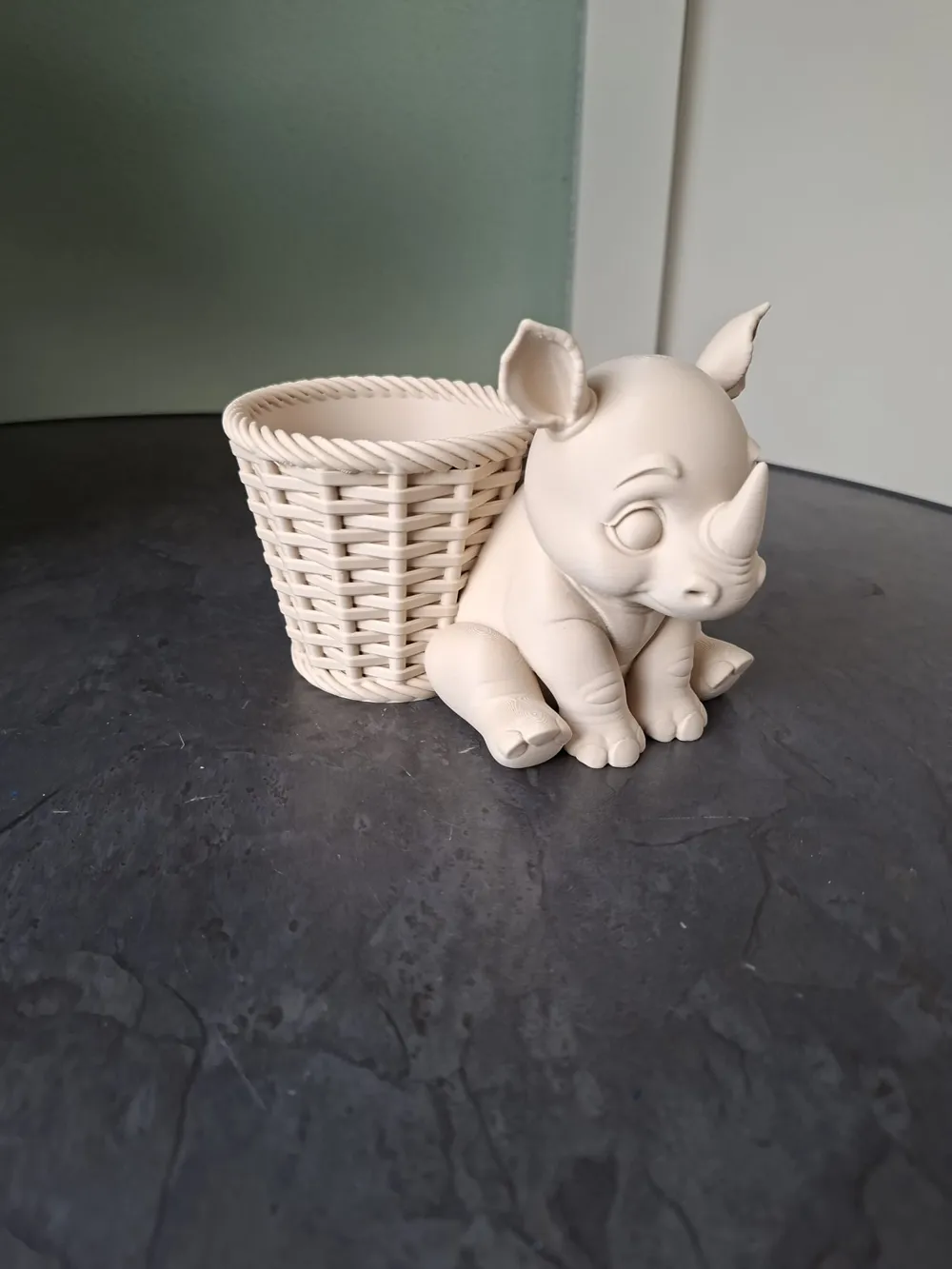 Adorable Baby Rhino Planter - Free 3D Print Model - MakerWorld