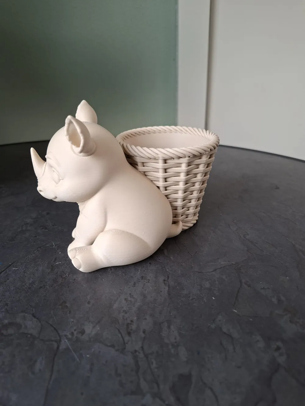 Adorable Baby Rhino Planter - Free 3D Print Model - MakerWorld