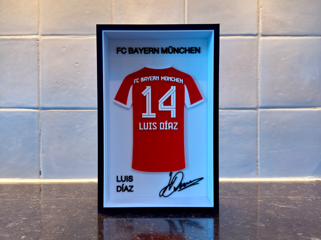 Luis Fernando Díaz - Bayern München - Jersey Frame