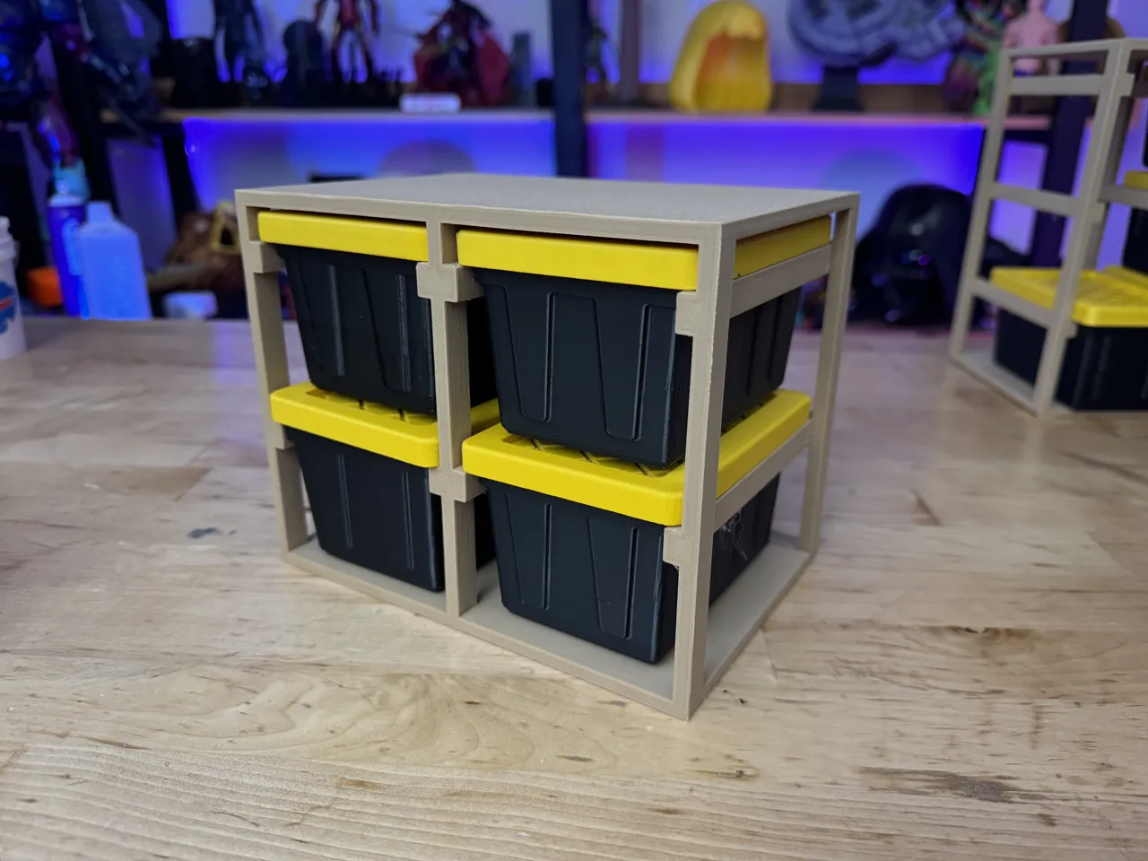 Teeny Storage Rack for the Lowes Teeny Tote Bins view 3