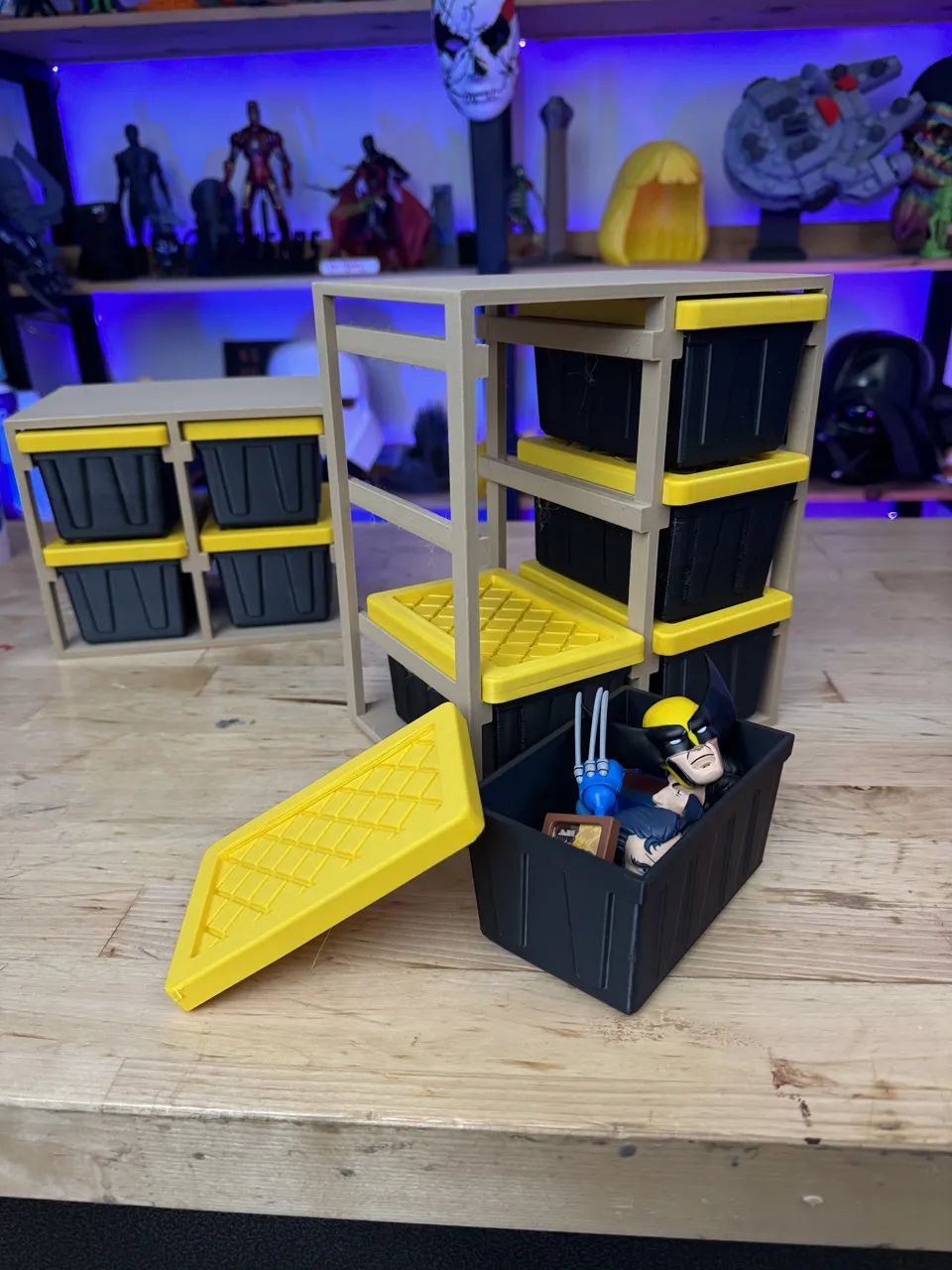Teeny Storage Rack for the Lowes Teeny Tote Bins view 4