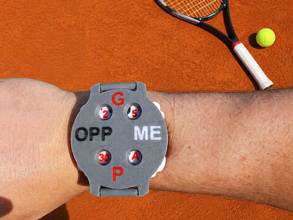 Handy Tennis Point Counter Print-in-Place