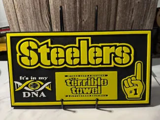 Pittsburgh Steelers “Terrible Towel” Plate