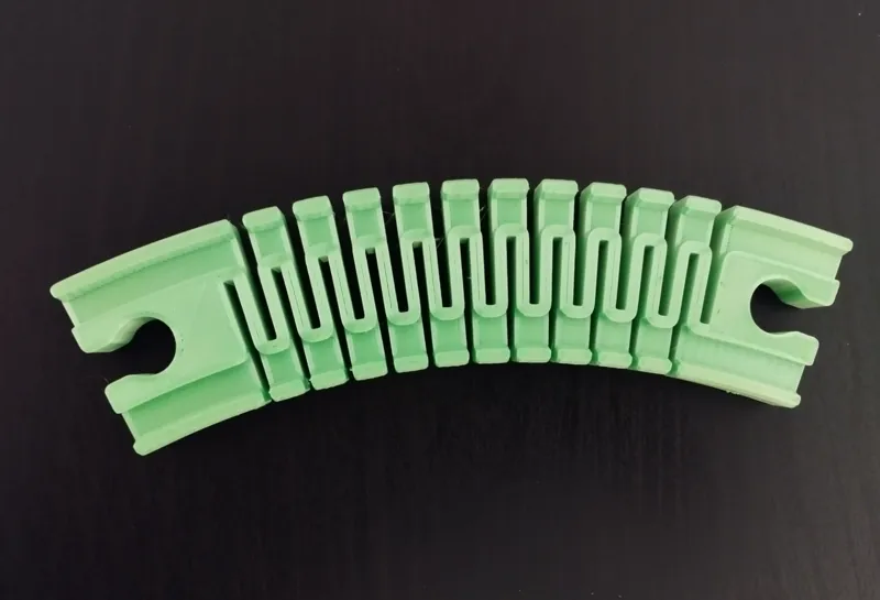 FLexible rails curved