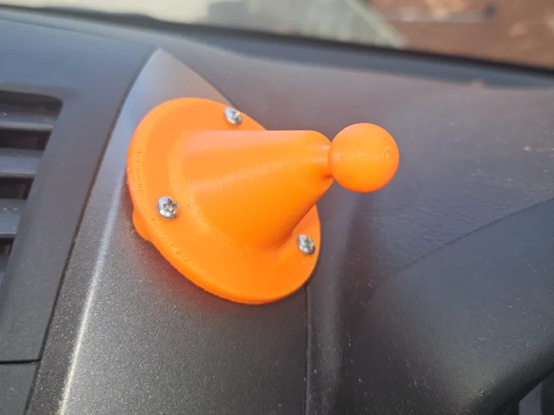 Mobile phone dash mount baseplate (fits Cabincrew)