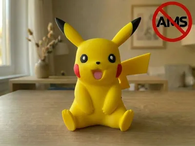 Pikachu – Figurine (AMS + No AMS Versions)