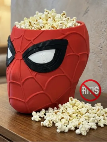 Caja o estuche: Spider Man Popcorn Container — vista de referencia 2