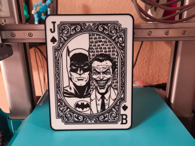 Batman & Joker Card Led Lightbox