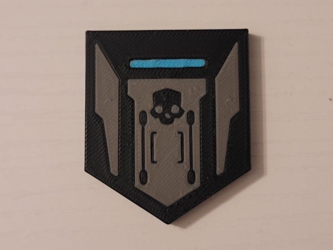 Helldivers EXO Certified Title Badge
