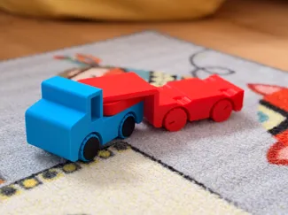 Modular Toy Truck – Semi Trailer Attachment