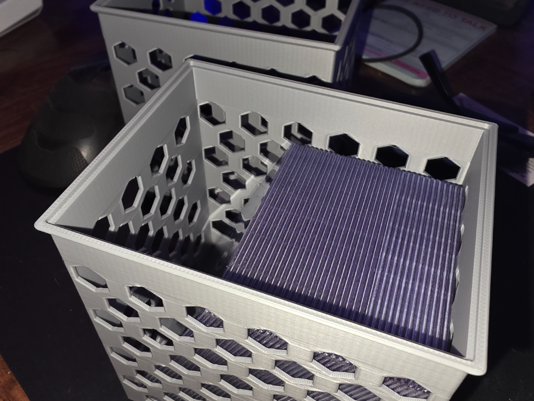 Stackable card holder--For Top loaders and smaller