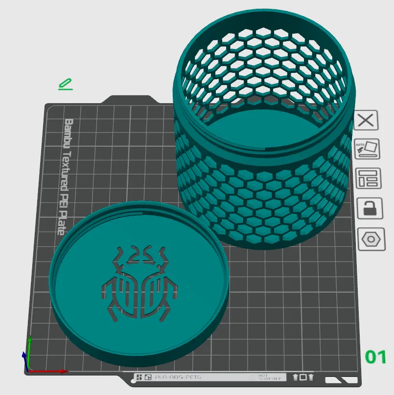 Insect box, cricket cage, openwork jar - Free 3D Print Model - MakerWorld