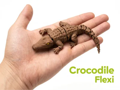 Articulated Flexi Crocodile