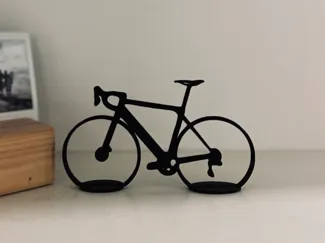 Rennrad Figur / Aufstellen 