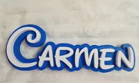 Carmen Namensschild