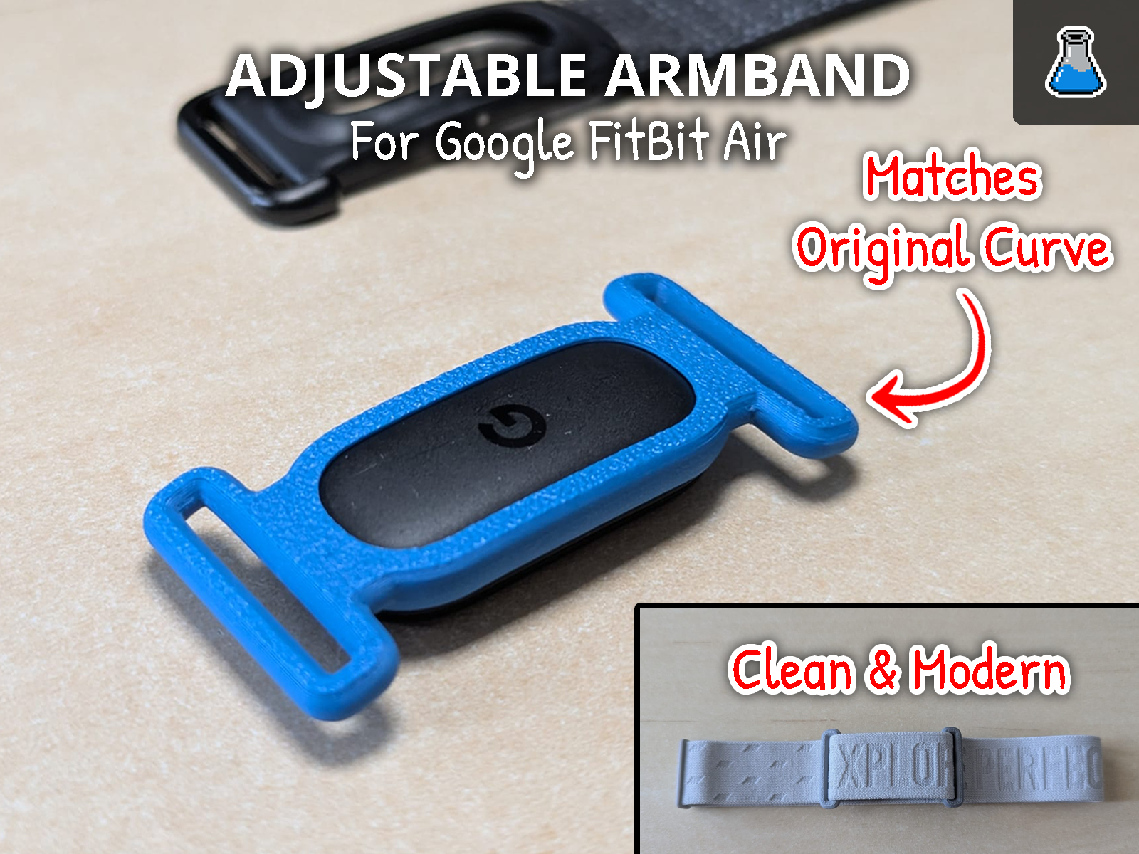 Adjustable Armband for Google Fitbit Air