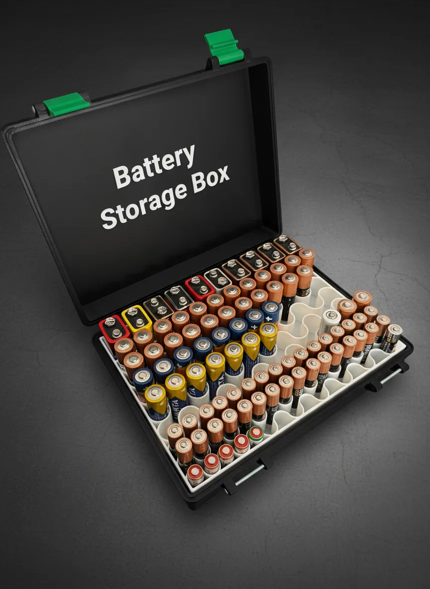 Battery Storage Box for 118 pcs battery view 2