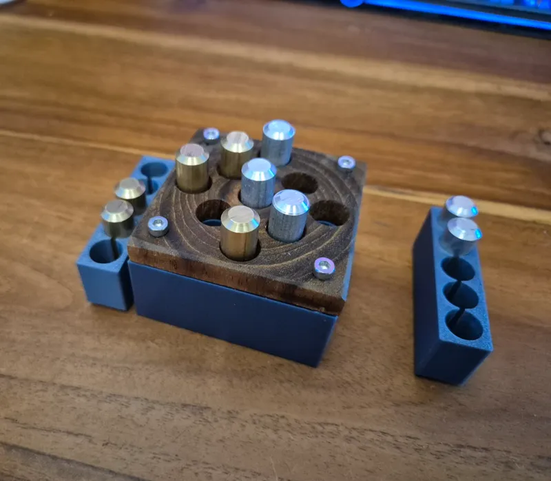 Mini Stackable Tic-Tac-Toe Block Set