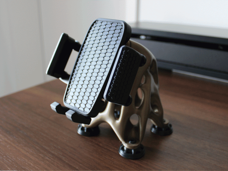 Topology Optimized Phone Stand – Modular System