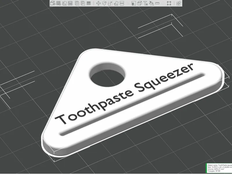 3D Printed Toothpaste Saver Multicolour 18min