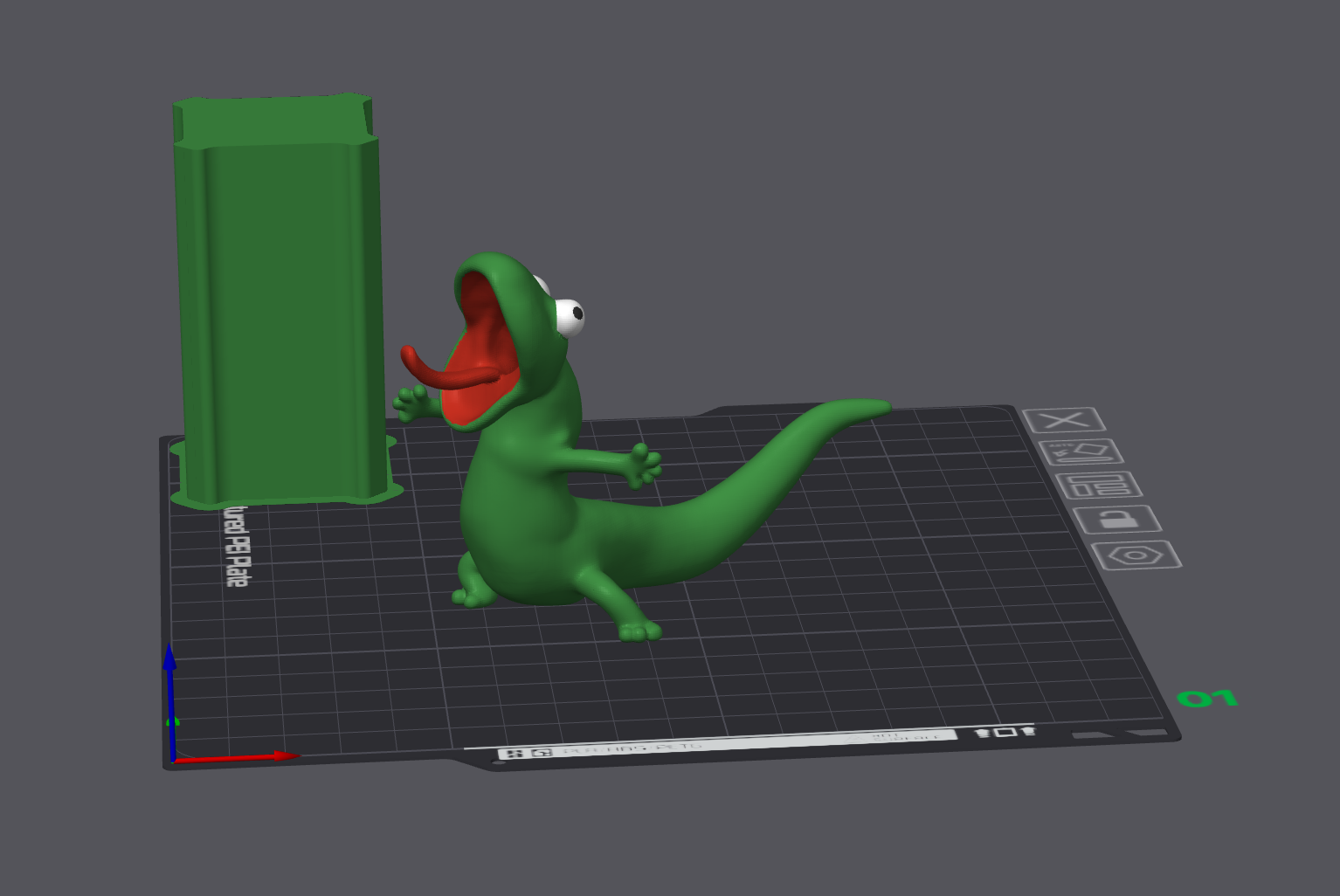 Miniatura 2 do modelo 3D Tom Lizard Jumper
