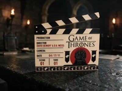 Game Of Thrones - Scene Clapper