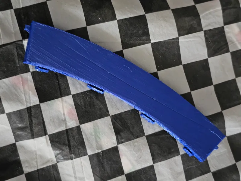 9” Banked Slot Car Track Border Solid Print
