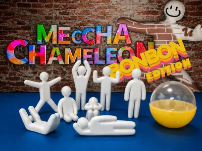 Meccha Chameleon Characters - Bonbon edition