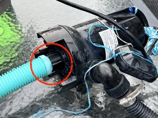 Pool Vacuum Hose to Sump Pump Adapter (TPU)