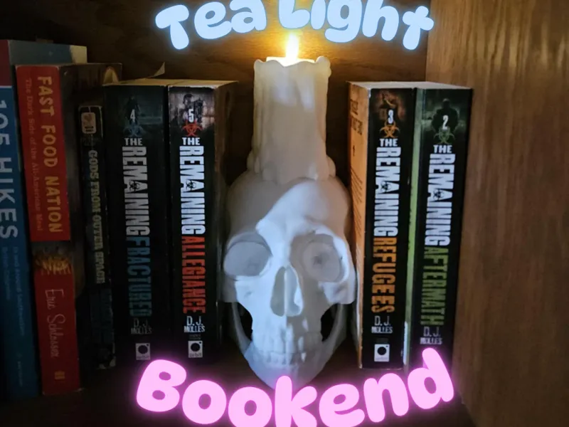 Light up my Life Tea Light Candle BookEnd