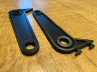 2 holders, 2 pieces, no glue required (uses more support)