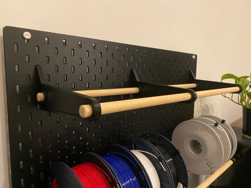 IKEA Skadis Scalable Filament Spool Holder