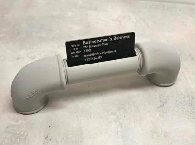 1" Pipe Businesscard holder