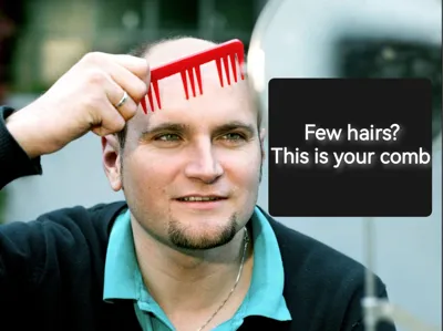 comb sparse hair