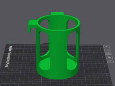 Cup Holder for Wire Baskets